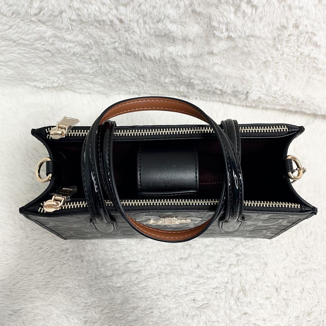 Nina Small Tote Bag Signature Patent leather New Outlet