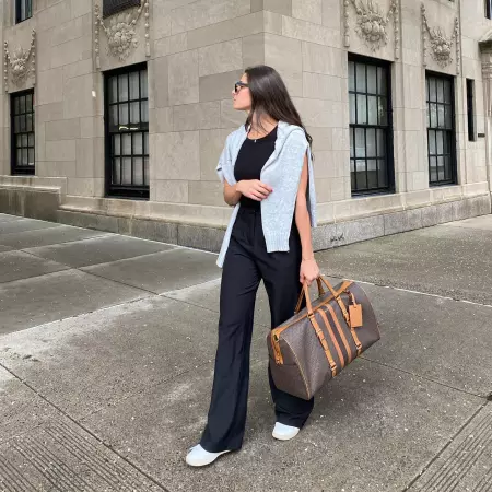 Bedford Travel Extra-Large Logo Stripe Weekender Bag