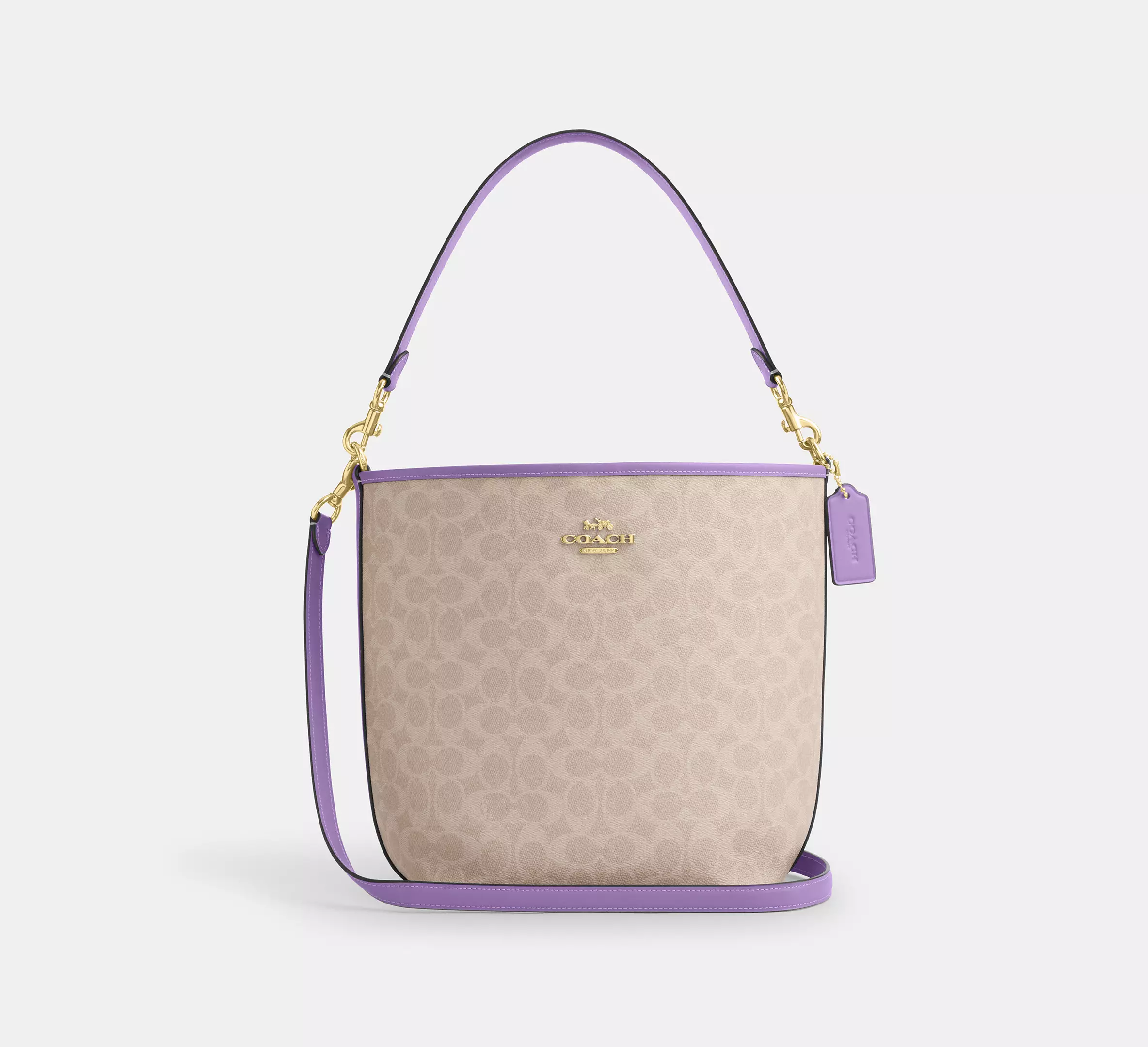 Coathtch City Large Bucket Bag In Signature Canvas