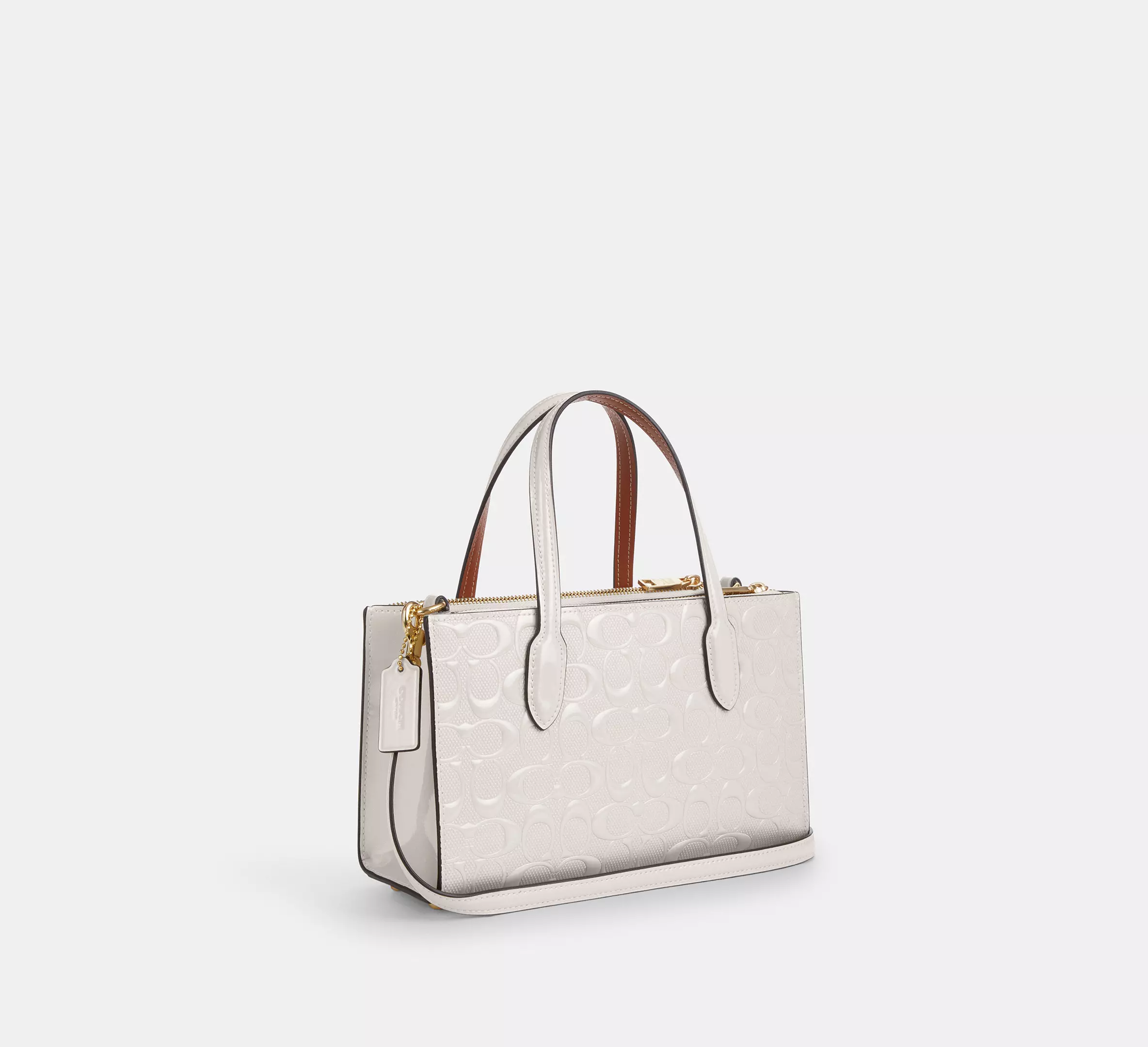 Nina Small Tote Bag Signature Patent leather New Outlet