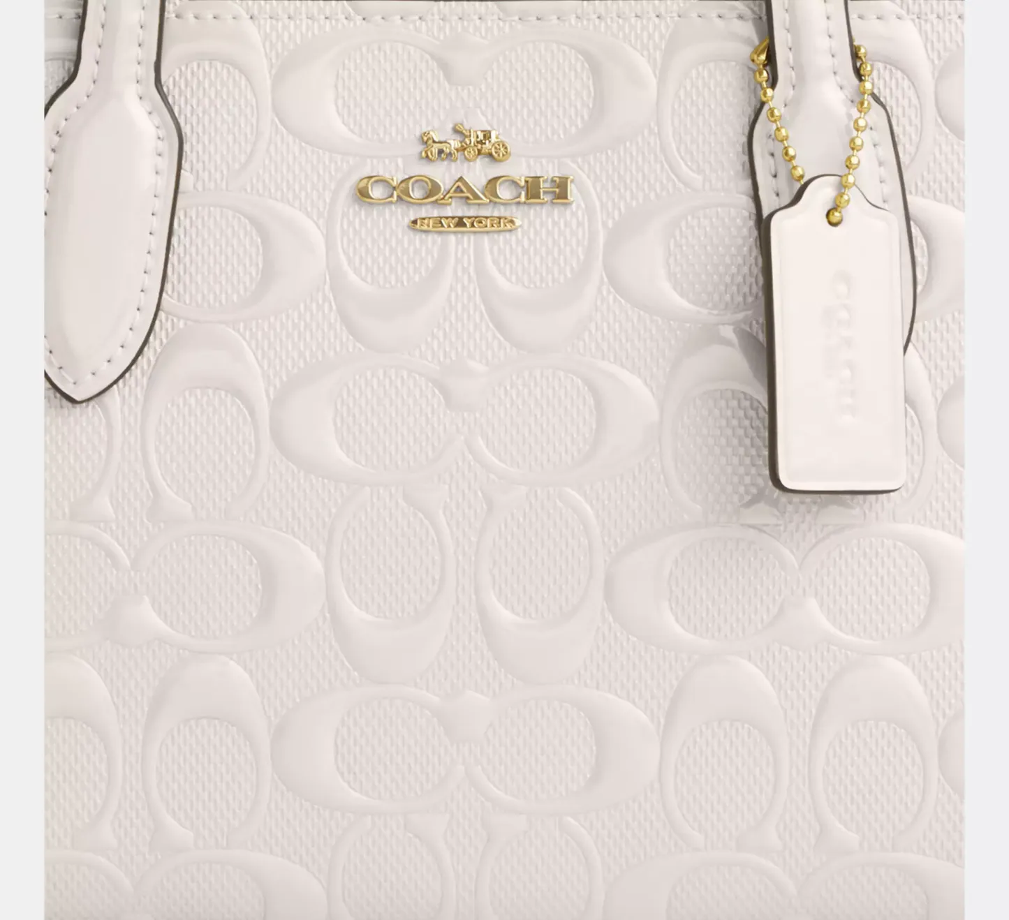 Nina Small Tote Bag Signature Patent leather New Outlet