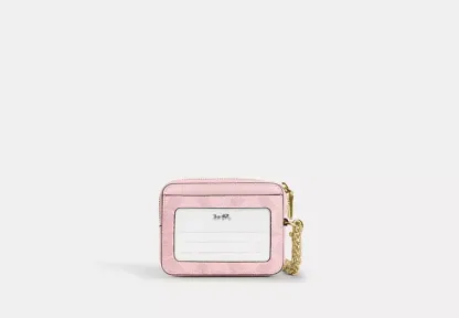 Zip Card Case In Signature Canvas