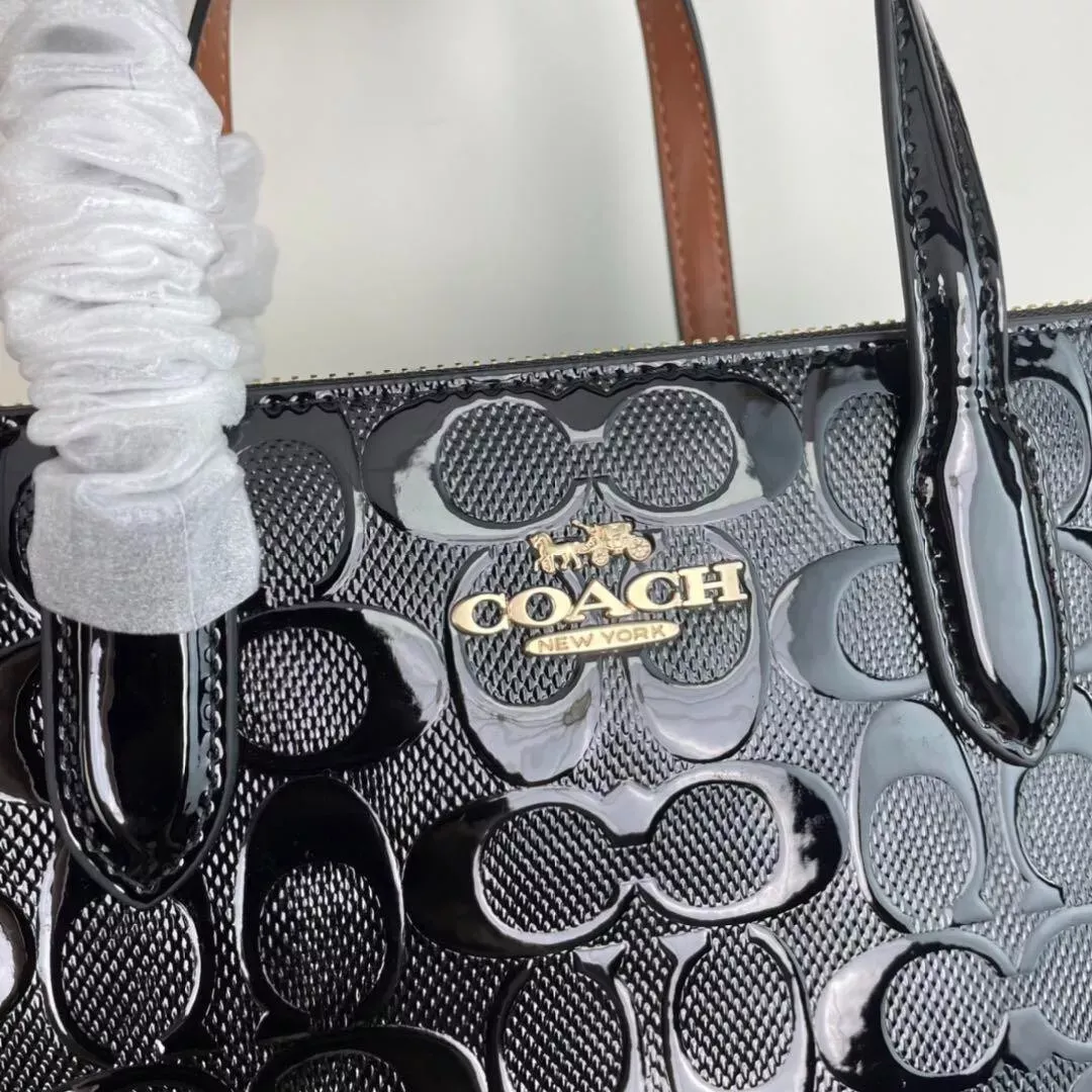 Nina Small Tote Bag Signature Patent leather New Outlet