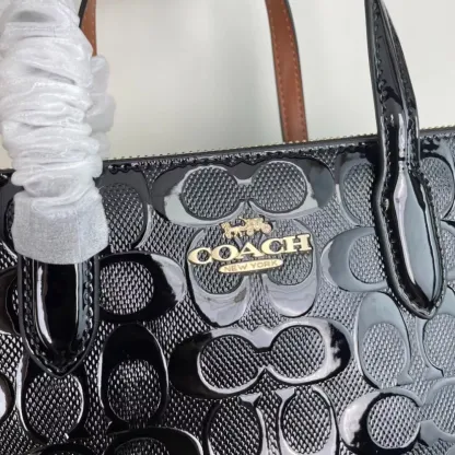 Nina Small Tote Bag Signature Patent leather New Outlet