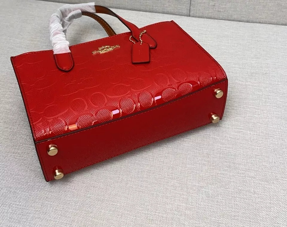 Nina Small Tote Bag Signature Patent leather New Outlet