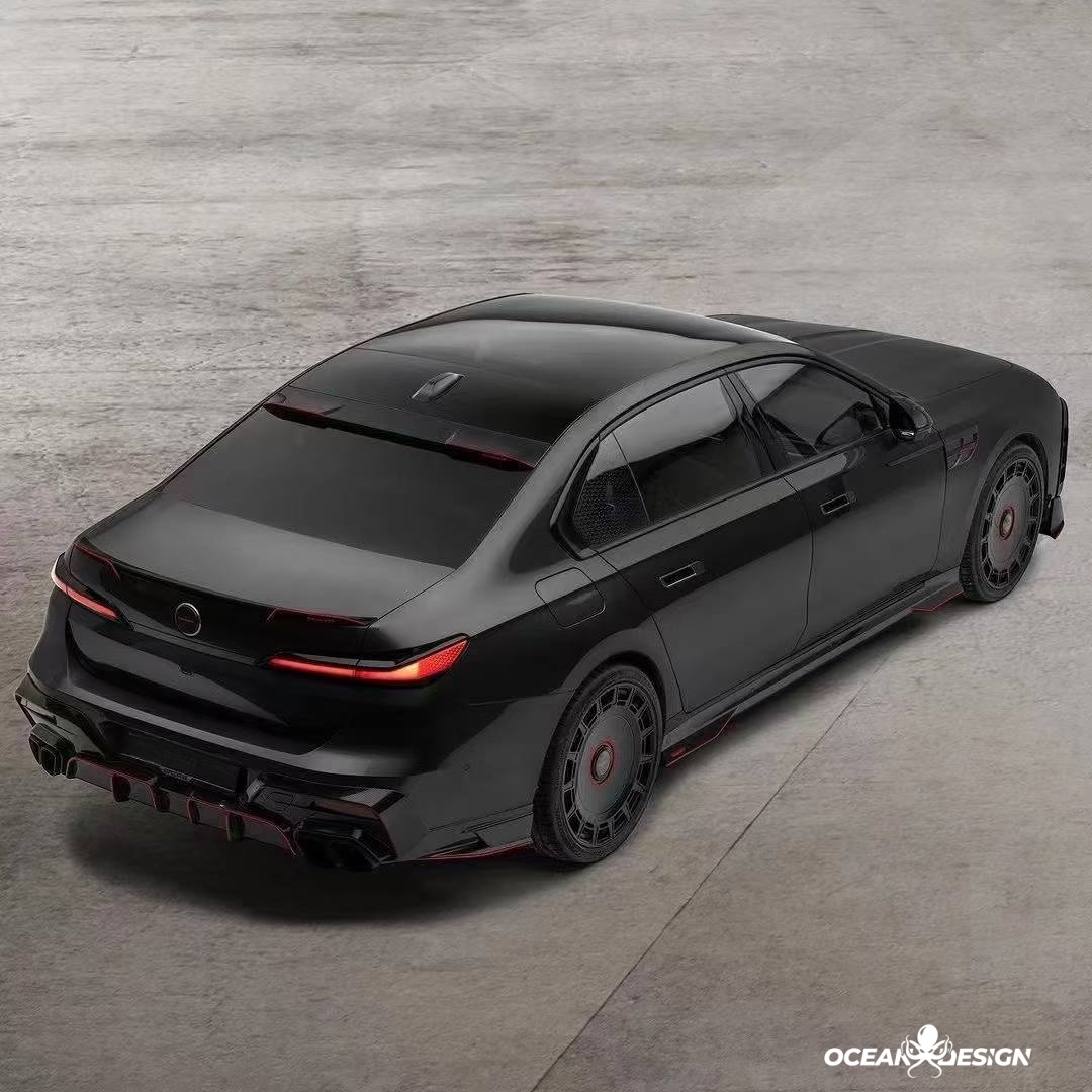 2023-2025 BMW G70 7 Series M Sport MSY Dry Carbon Roof Spoiler