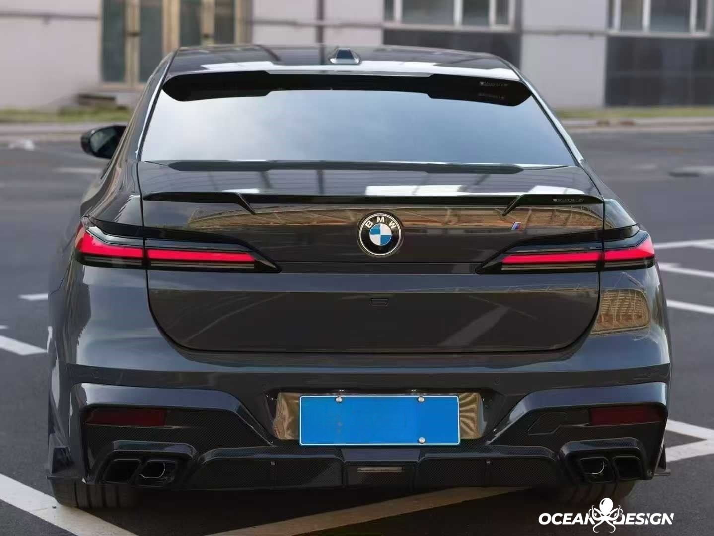2023-2025 BMW G70 7 Series M Sport MSY Dry Carbon Trunk Spoiler