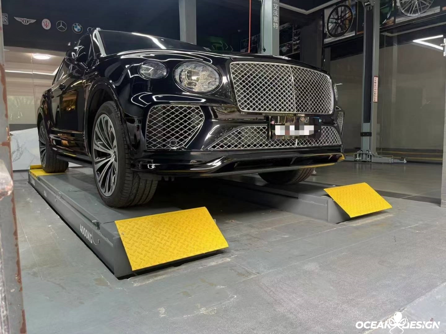 2021-2025 Bentley Bentayga V8 S Dry Carbon Front Lip Splitter High-End Upgrade 
