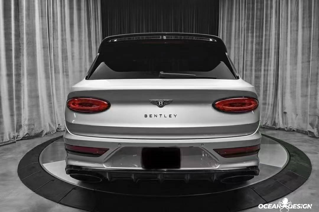 2021-2025 Bentley Bentayga V8 S Dry Carbon Rear Diffuser High-End Upgrade