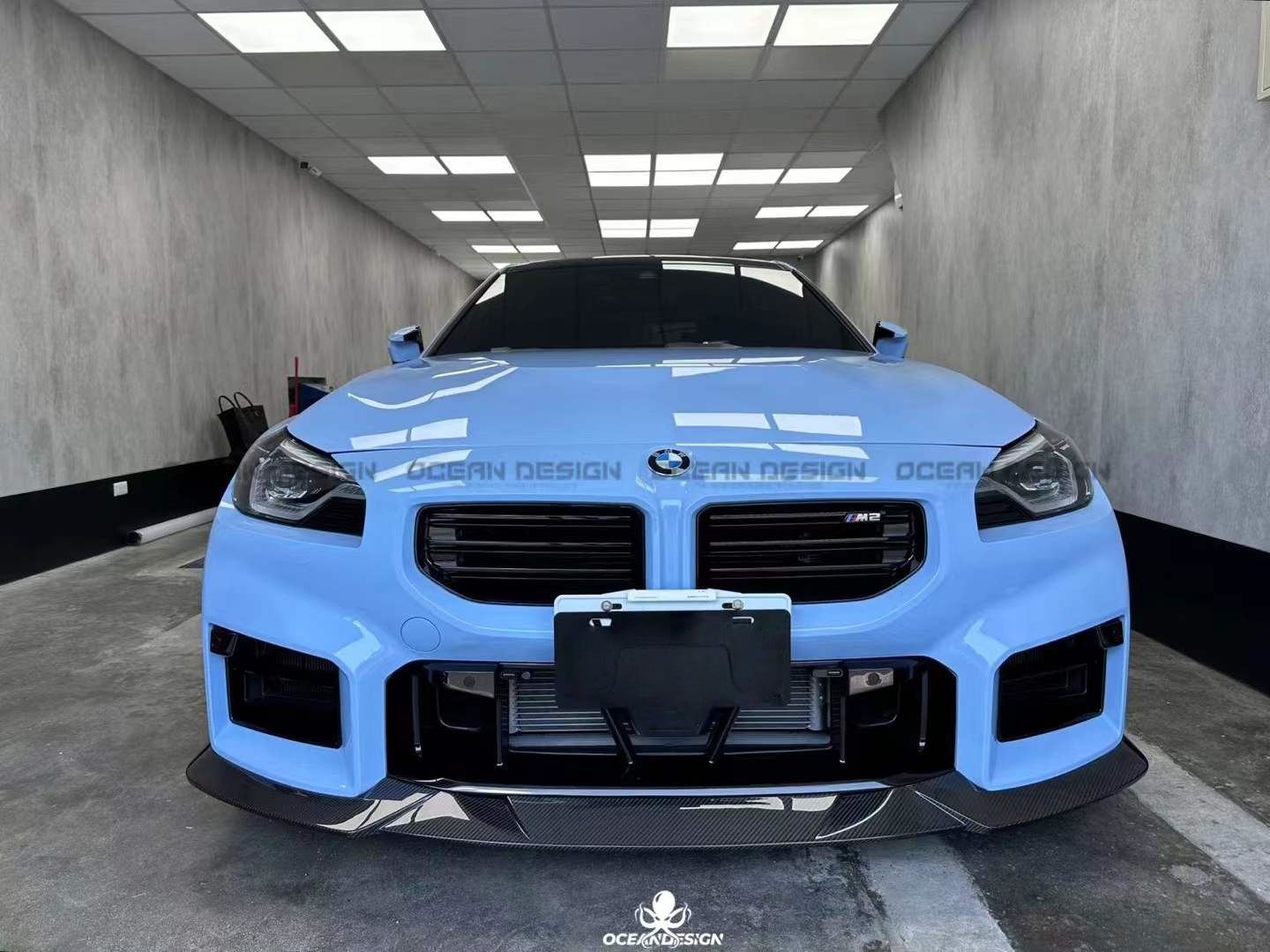 2023-2025 BMW G87 M2 R Style Dry Carbon Front Lip