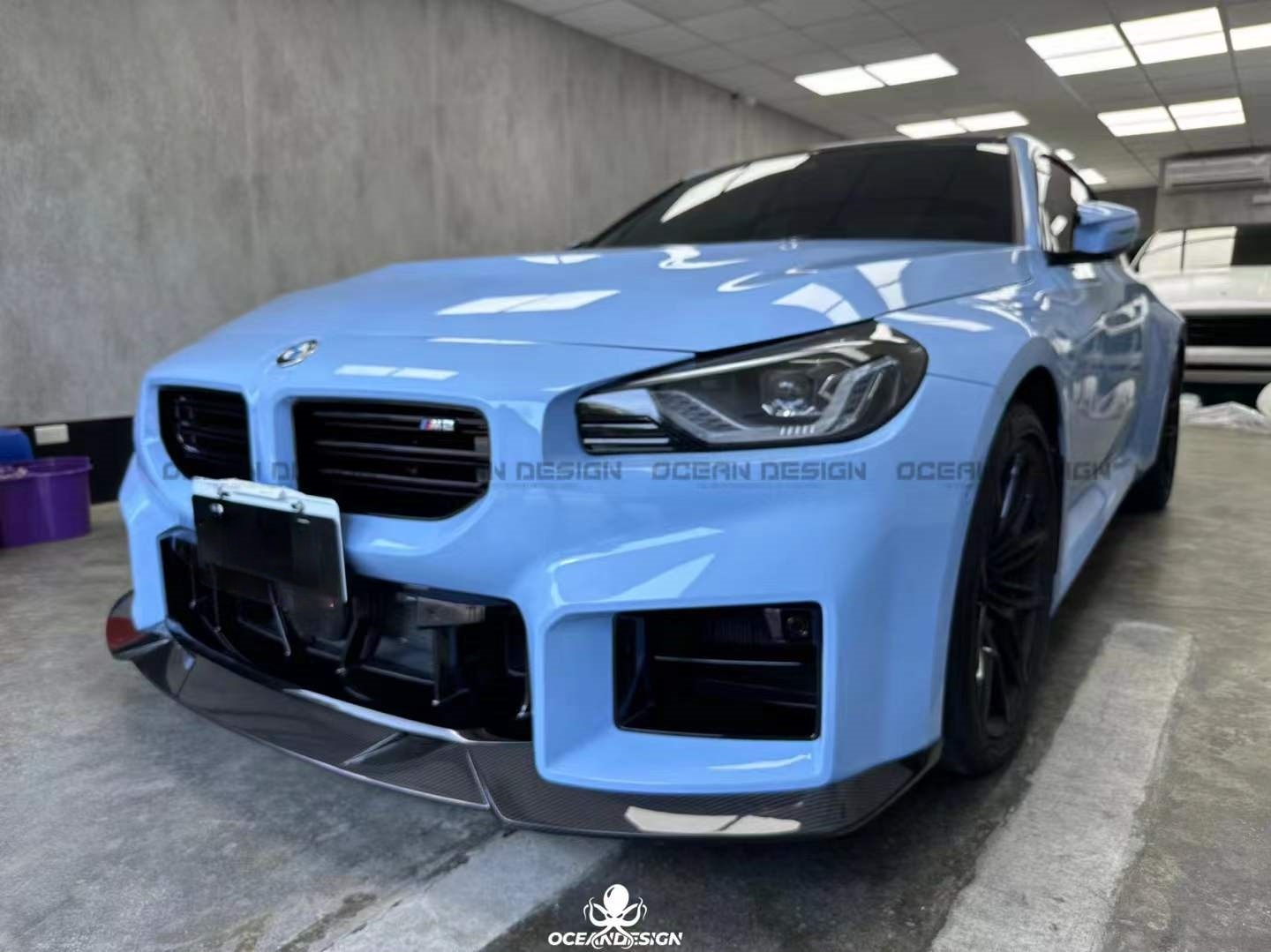 2023-2025 BMW G87 M2 R Style Dry Carbon Front Lip