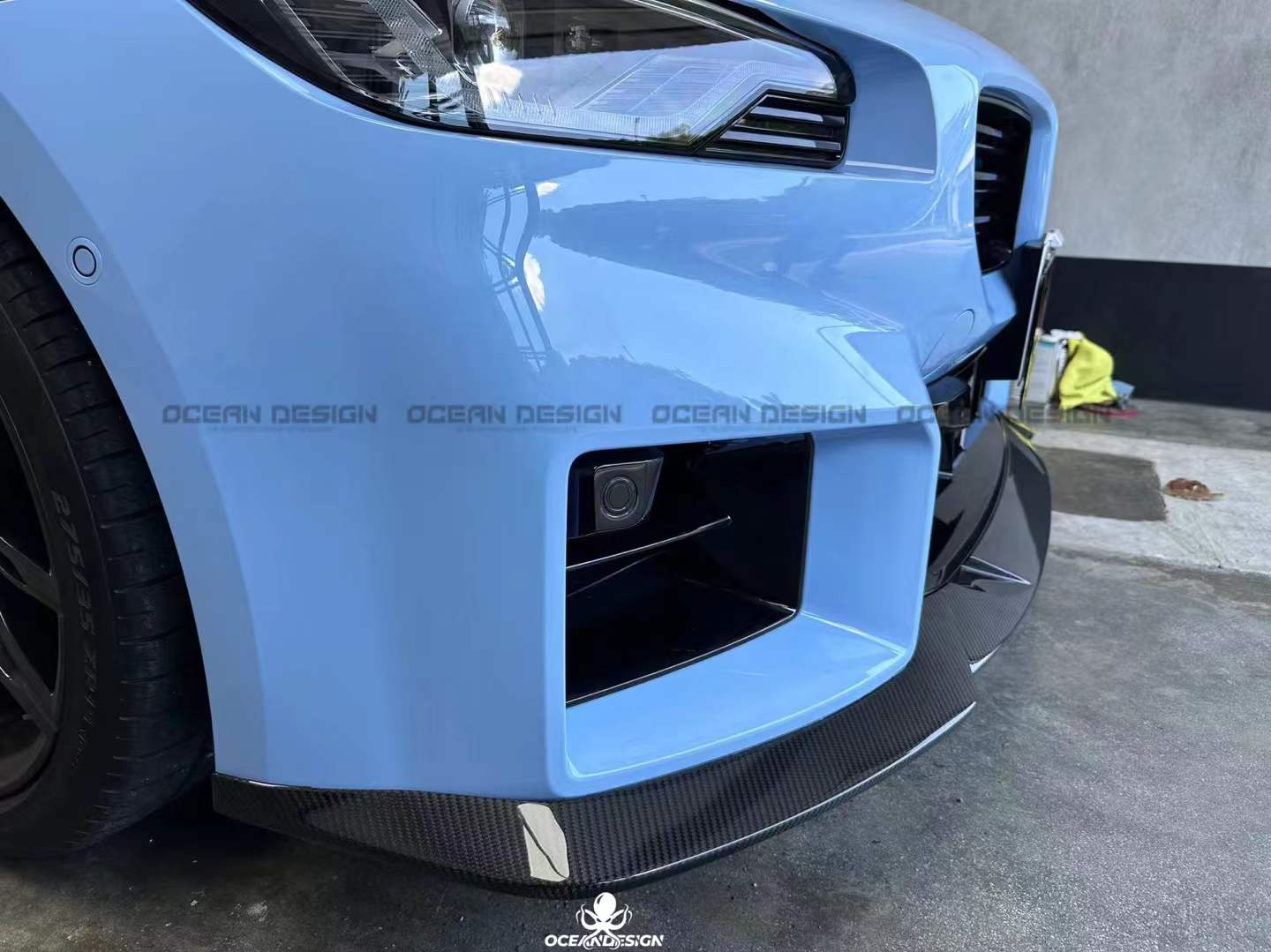 2023-2025 BMW G87 M2 R Style Dry Carbon Front Lip