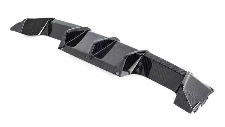 BMW M3 (G80) / M4 (G82) V-Style Dry Carbon Rear Diffuser – 3K Matte Finish