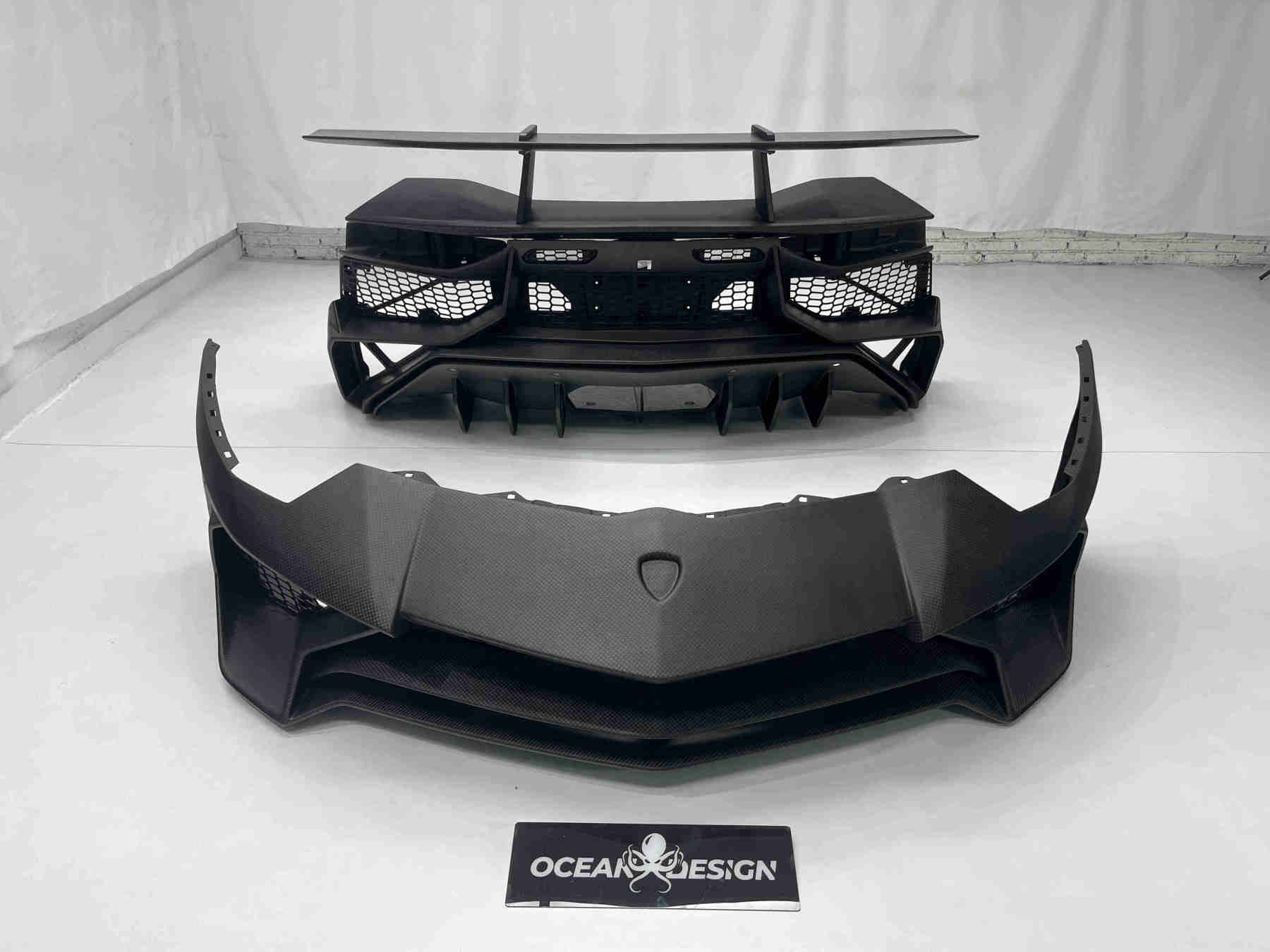 Lamborghini LP700 to LP750-4 SV Dry Carbon Fiber Conversion Body Kit