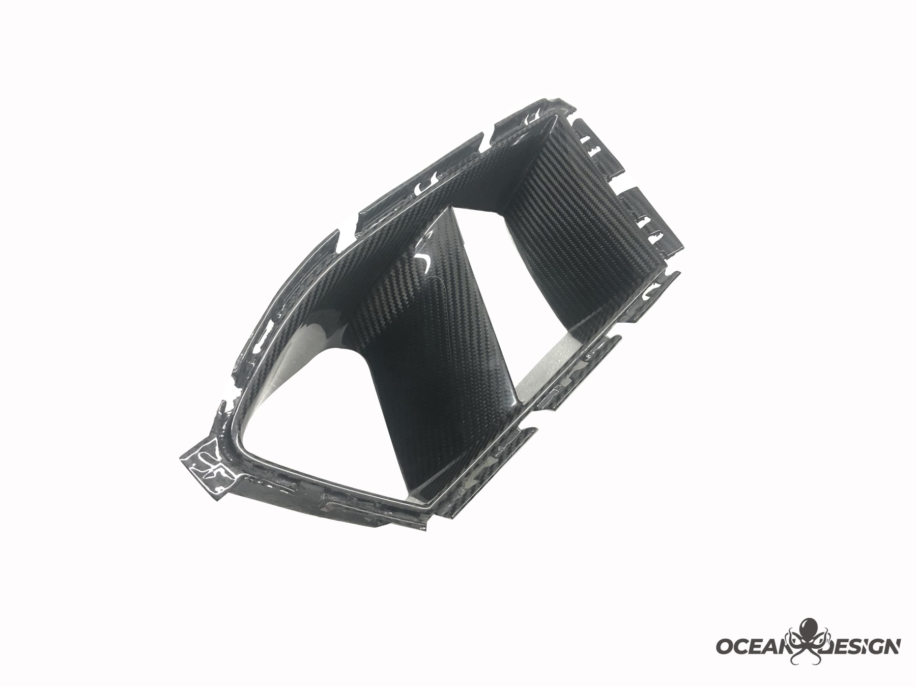 2021-2025 BMW M3 G80 / M4 G82 MP Style Front Bumper Air Intake Inserts - Dry Carbon Fiber