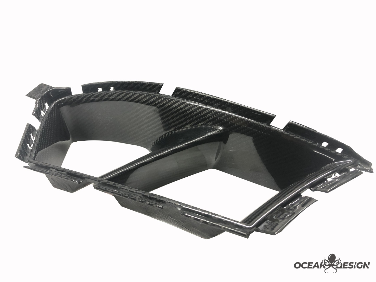 2021-2025 BMW M3 G80 / M4 G82 MP Style Front Bumper Air Intake Inserts - Dry Carbon Fiber