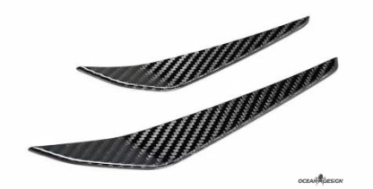 2021–2025 BMW M3 (G80) / M4 (G82) MP Style Front Canards – Dry Carbon Fiber