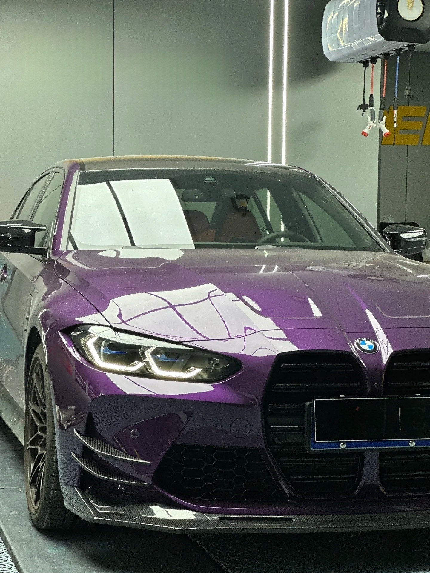 2021–2025 BMW M3 (G80) / M4 (G82) AC Style GT Canards – Dry Carbon Fiber