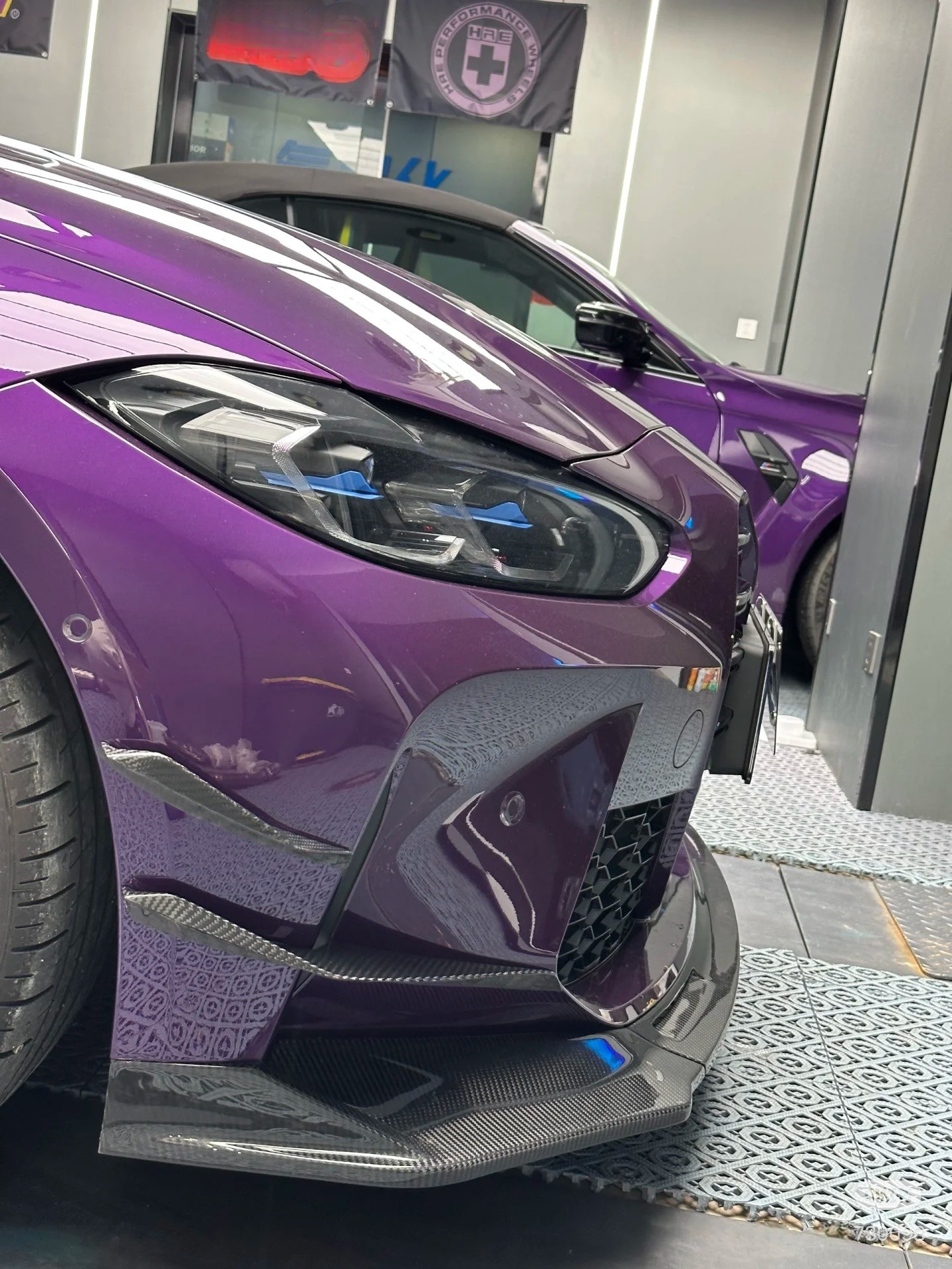 2021–2025 BMW M3 (G80) / M4 (G82) AC Style GT Canards – Dry Carbon Fiber