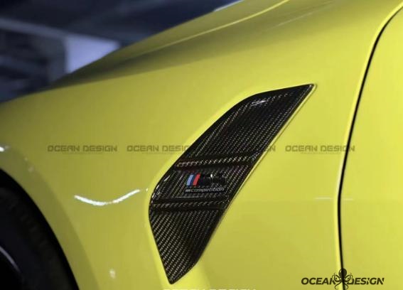 2021–2025 BMW M3 G80 / M4 G82 MP Style Dry Carbon Fiber Front Fender