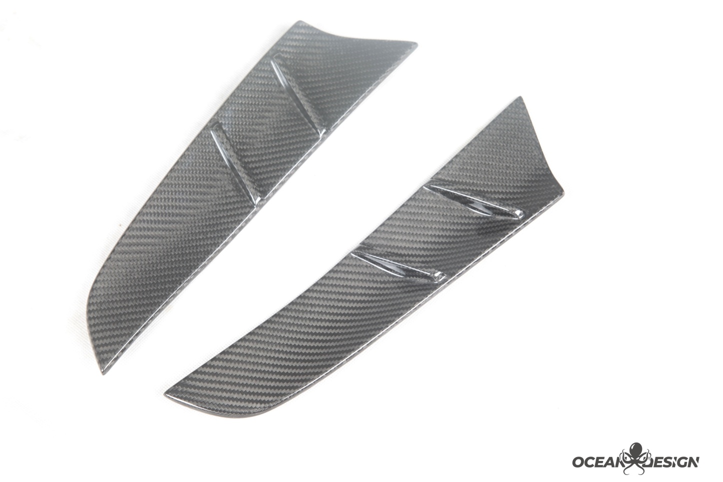 2021–2025 BMW M3 (G80) / M4 (G82) CSL Style Front Fender Trim – Dry Carbon Fiber