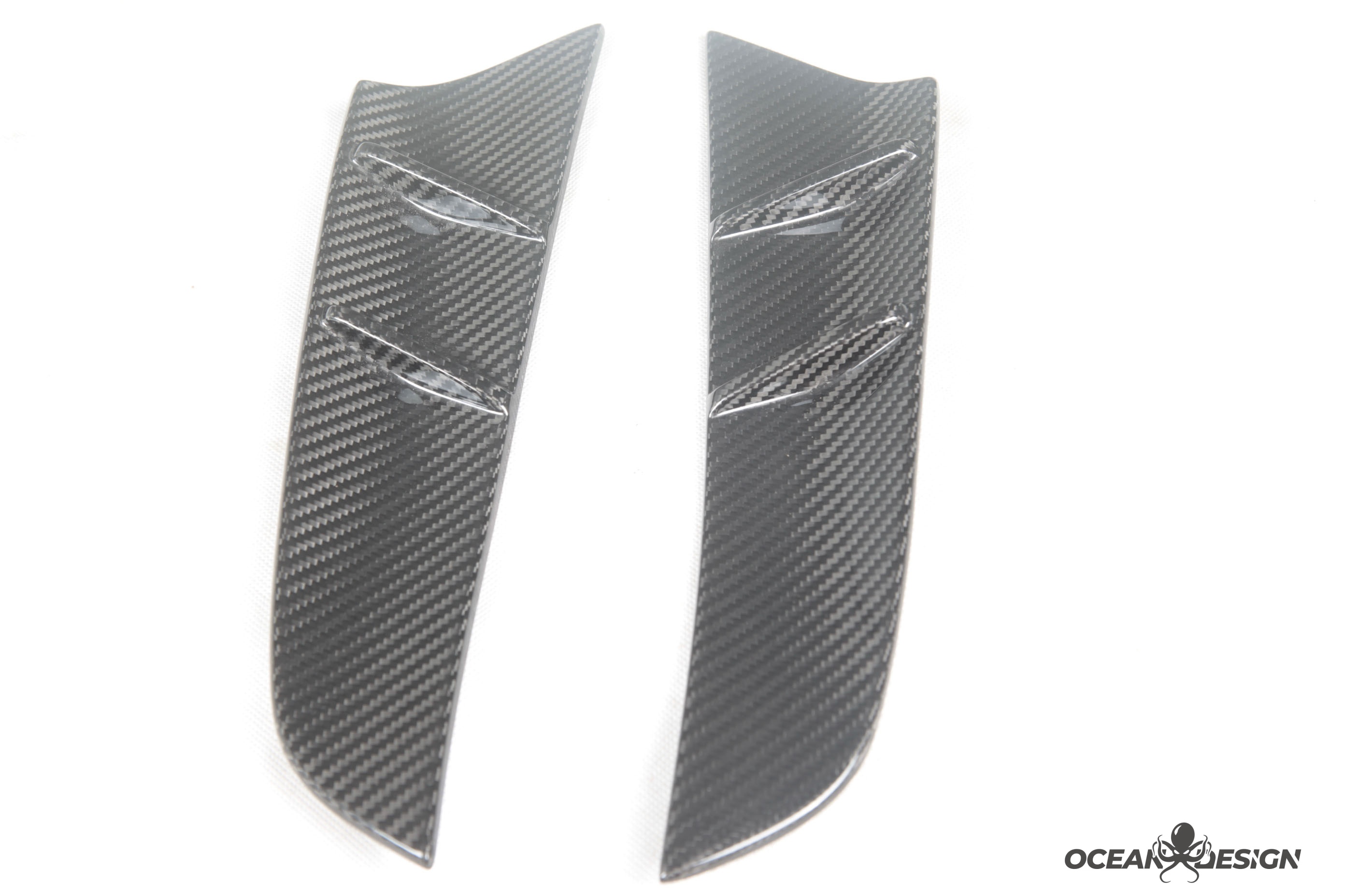 2021–2025 BMW M3 (G80) / M4 (G82) CSL Style Front Fender Trim – Dry Carbon Fiber