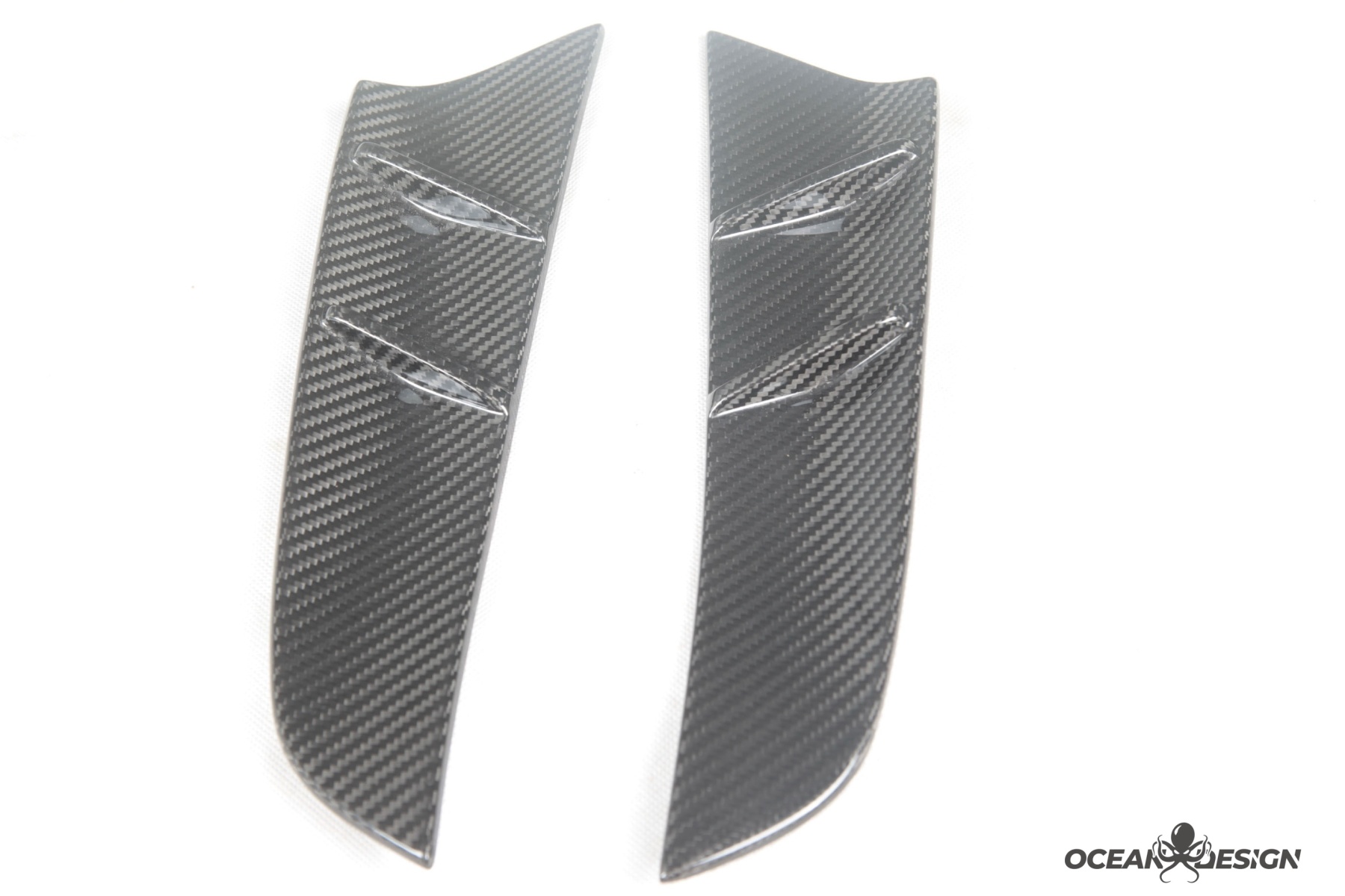 2021–2025 BMW M3 (G80) / M4 (G82) CSL Style Front Fender Trim – Dry Carbon Fiber