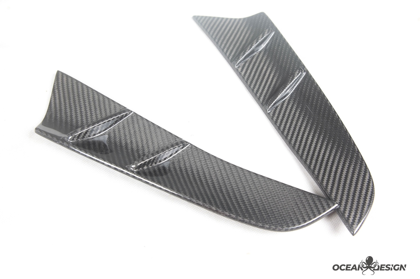 2021–2025 BMW M3 (G80) / M4 (G82) CSL Style Front Fender Trim – Dry Carbon Fiber