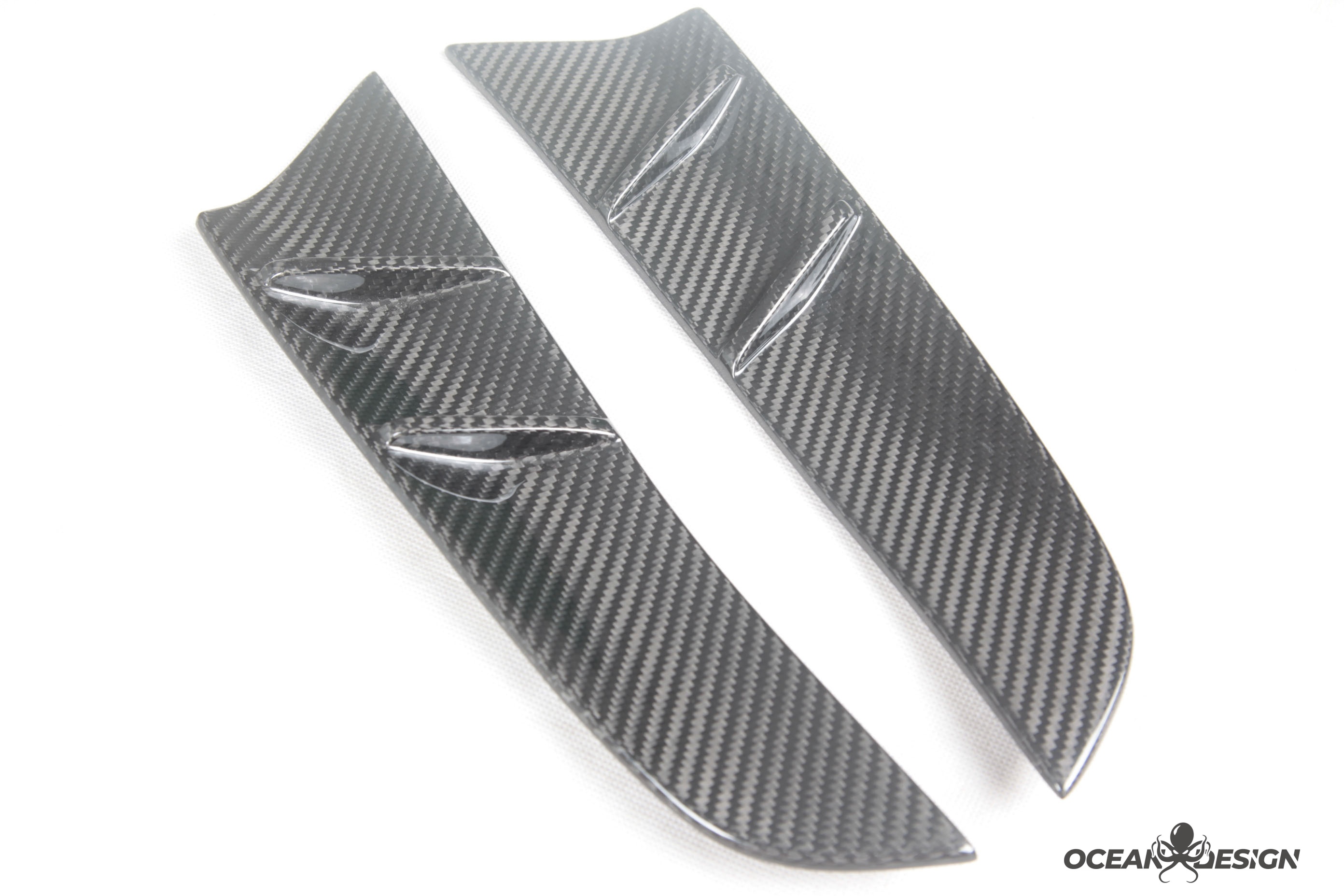 2021–2025 BMW M3 (G80) / M4 (G82) CSL Style Front Fender Trim – Dry Carbon Fiber