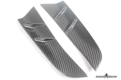 2021–2025 BMW M3 (G80) / M4 (G82) CSL Style Front Fender Trim – Dry Carbon Fiber
