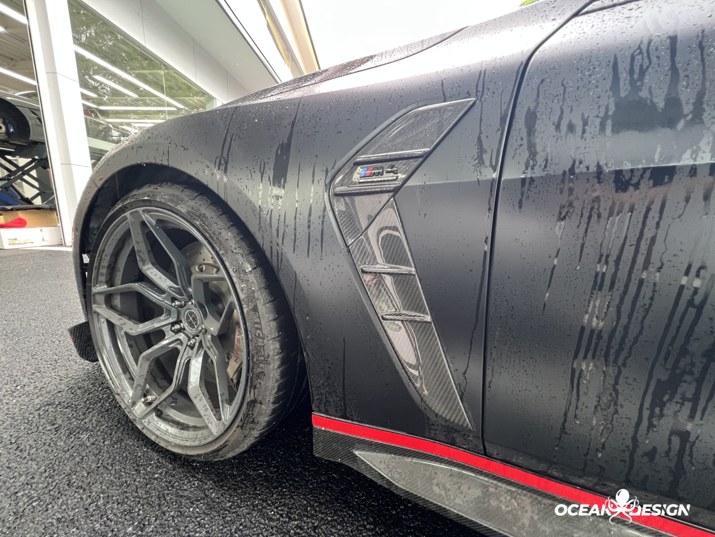 2021–2025 BMW M3 (G80) / M4 (G82) CSL Style Front Fender Trim – Dry Carbon Fiber