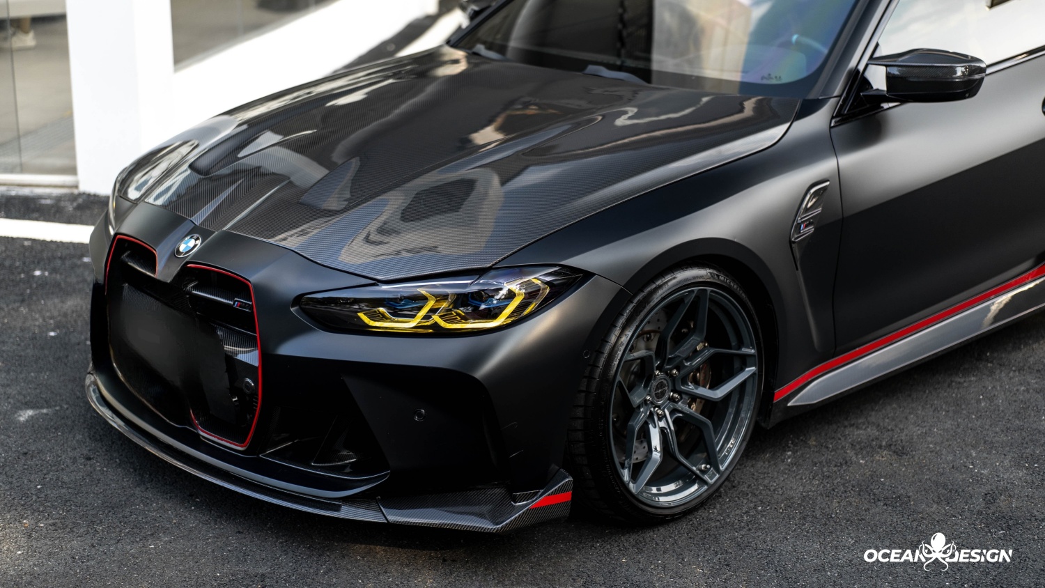 2021–2025 BMW M3 (G80) / M4 (G82) CSL Style Hood Bonnet – Dry Carbon Fiber