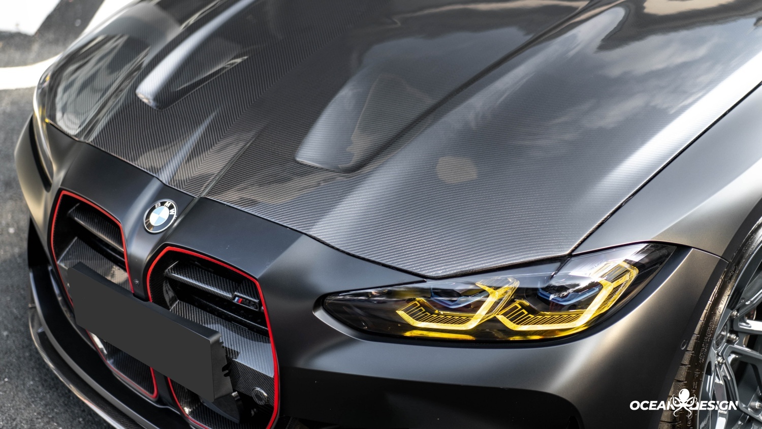 2021–2025 BMW M3 (G80) / M4 (G82) CSL Style Hood Bonnet – Dry Carbon Fiber