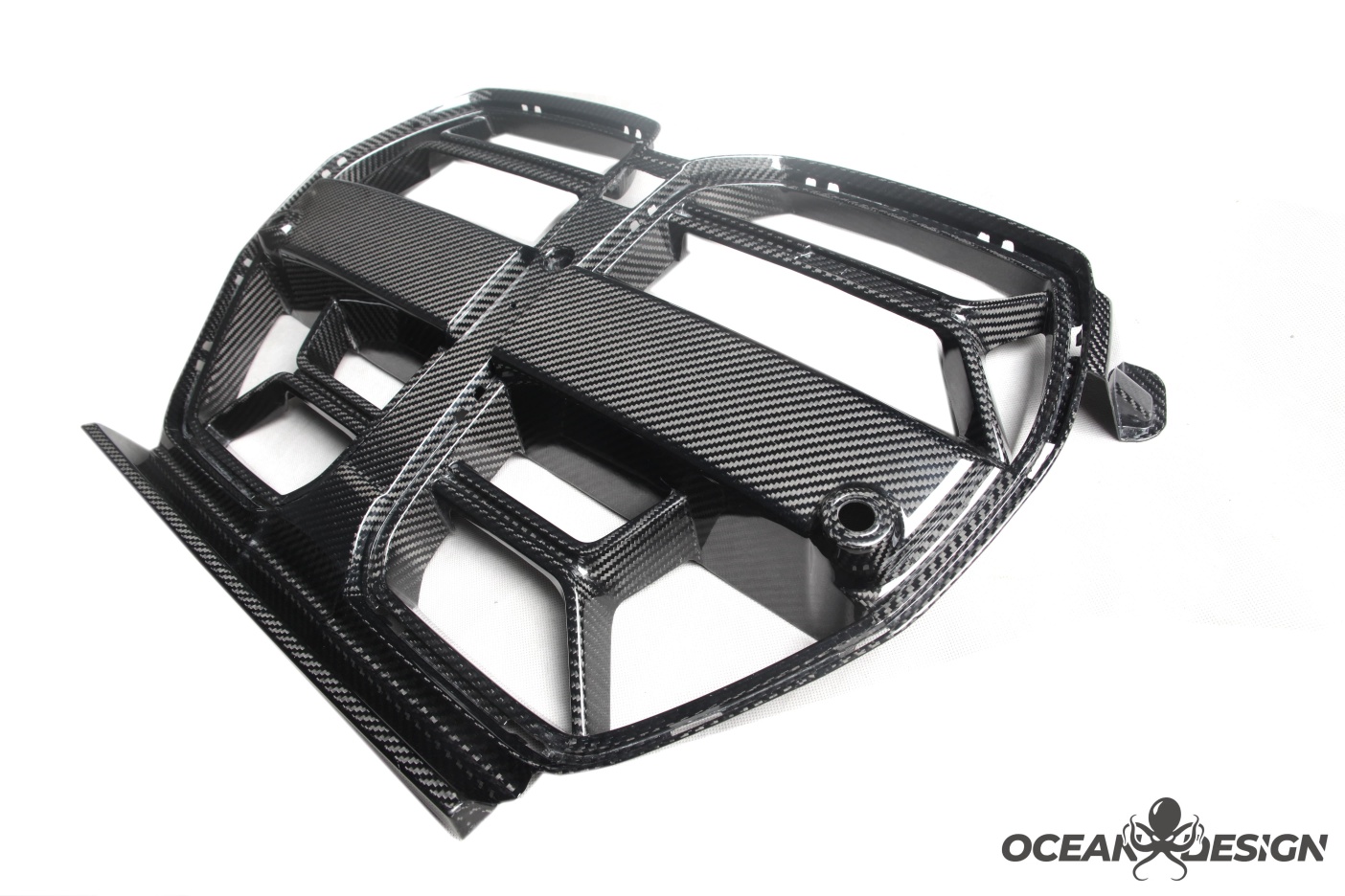 2021-2025 BMW M3 G80 / M4 G82 MP Style Front Kidney Grilles – Dry Carbon Fiber 
