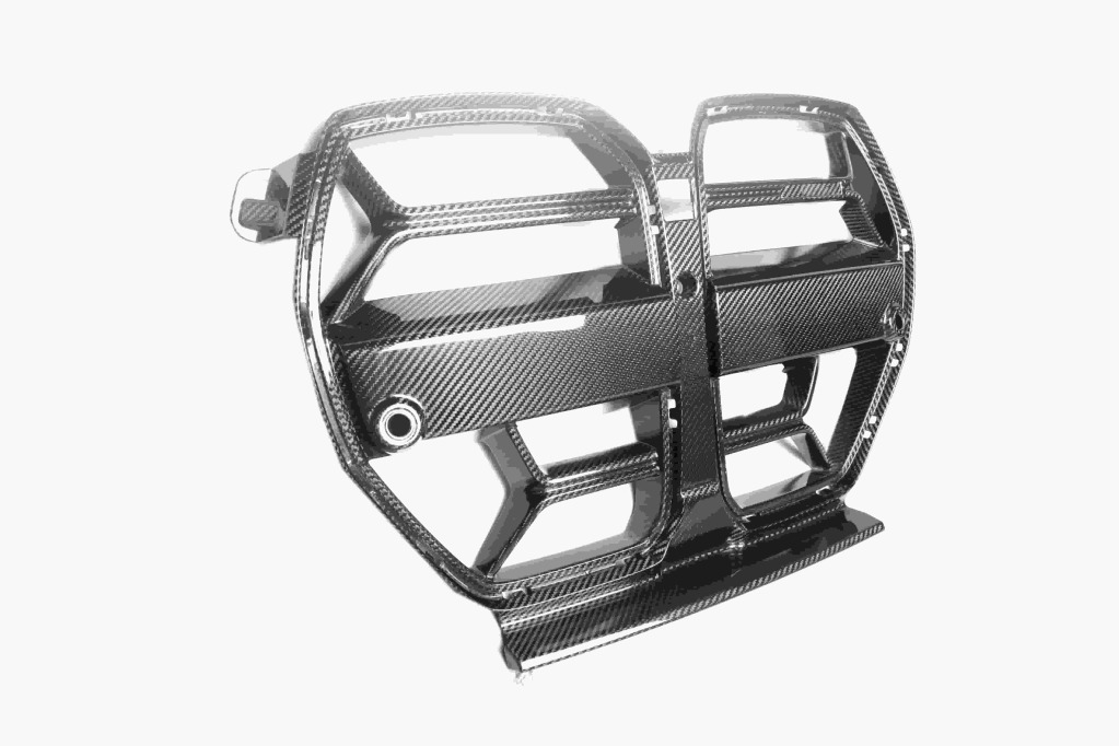 BMW M3 (G80) / M4 (G82) V-Style Dry Carbon Front Grille – 3K Matte Finish