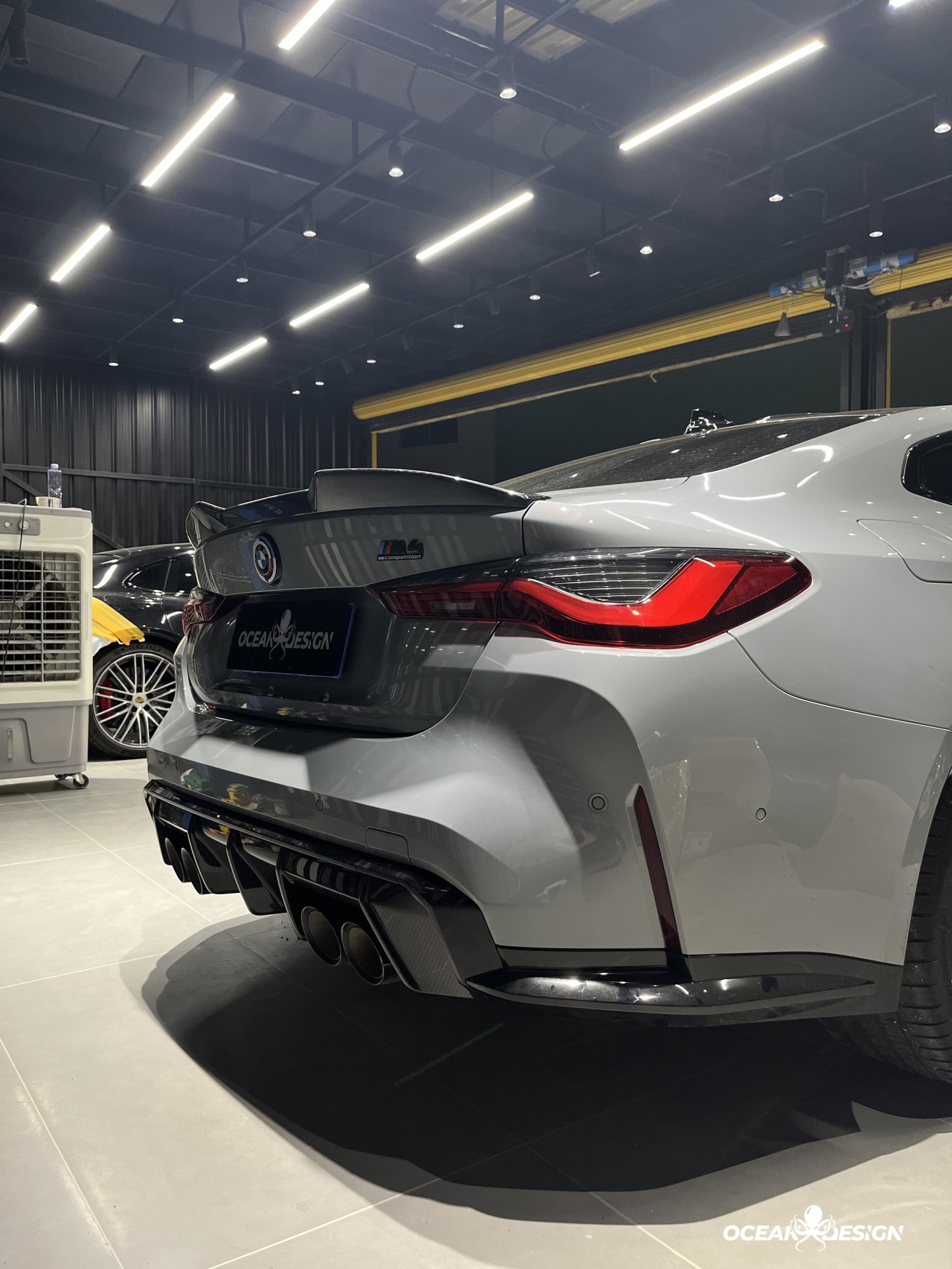 2021–2025 BMW M3 (G80) / M4 (G82) MP Style Rear Diffuser – Dry Carbon Fiber