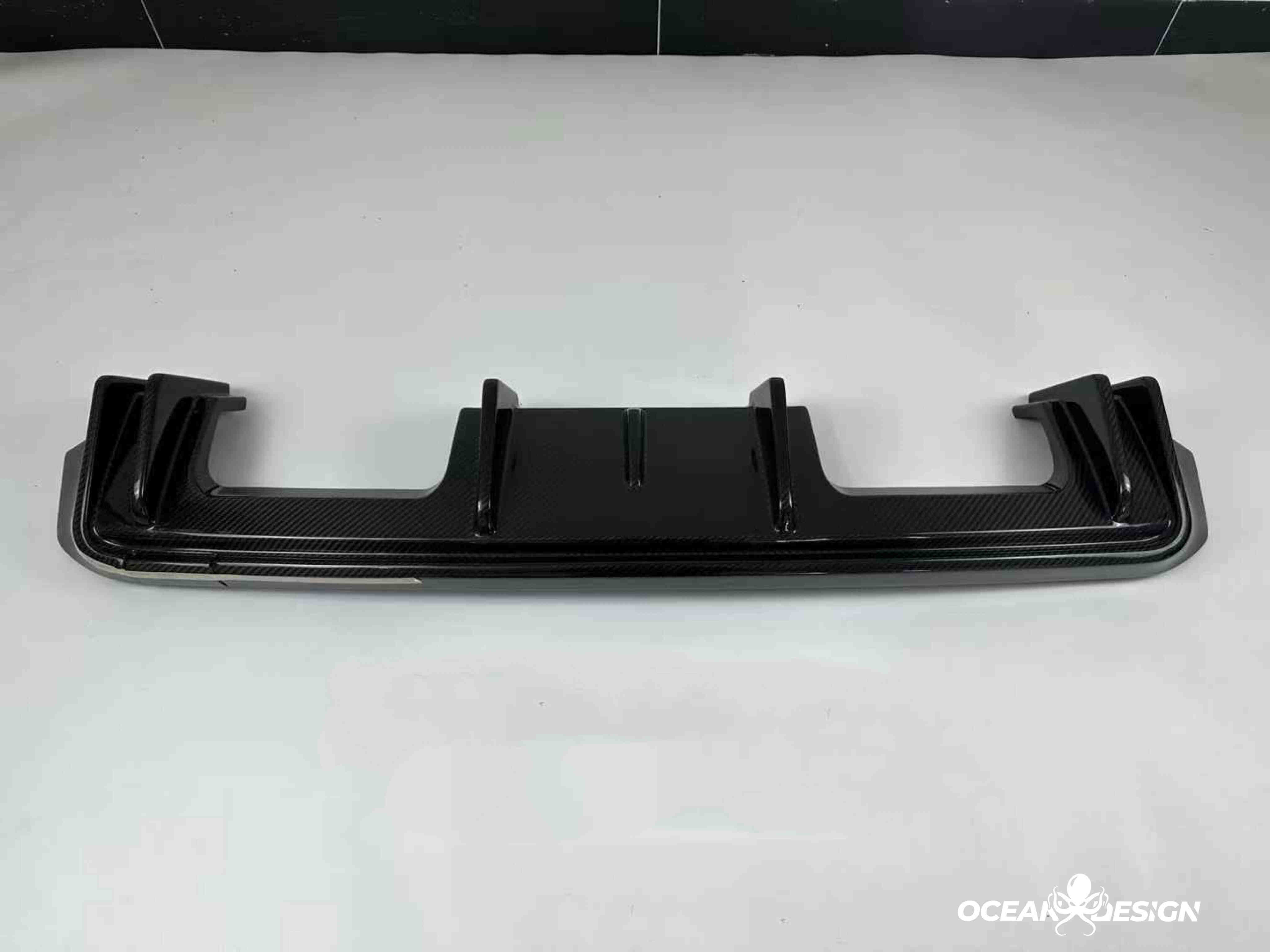 2021–2025 BMW M3 (G80) / M4 (G82) 3D Style Rear Diffuser – Dry Carbon Fiber,3K Matte Finish