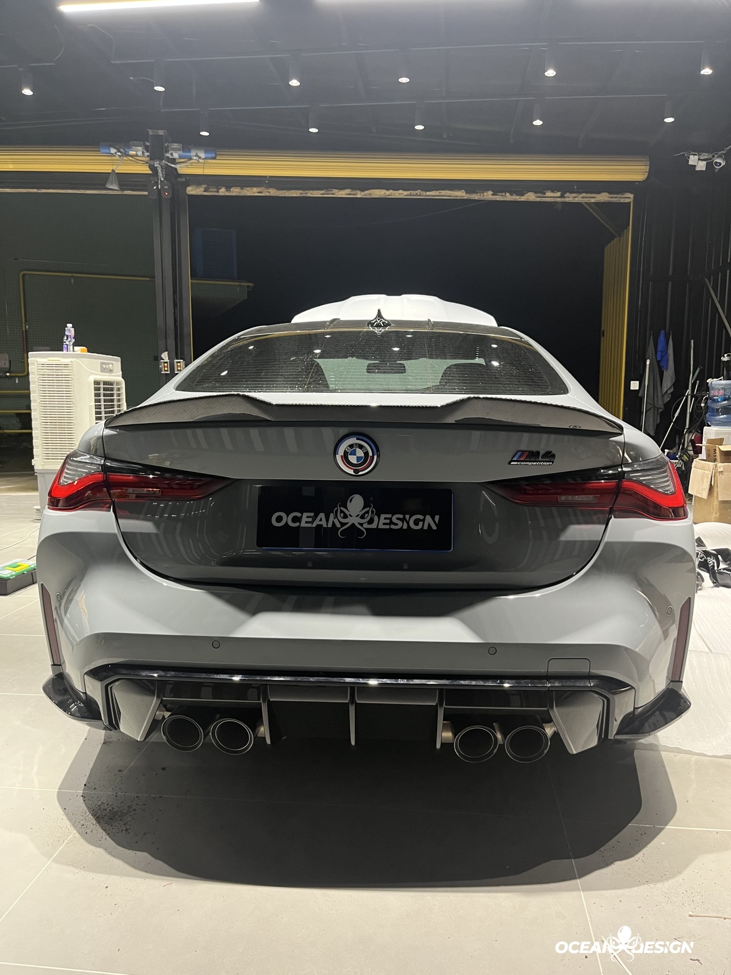 2021–2025 BMW M3 (G80) / M4 (G82) MP Style Rear Diffuser – Dry Carbon Fiber