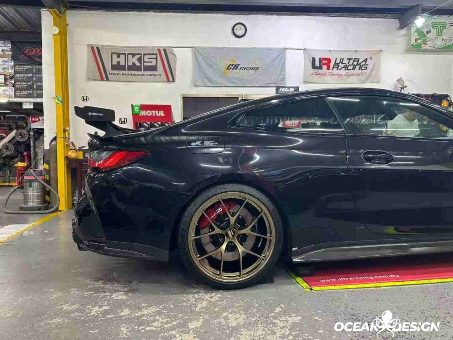 2021–2025 BMW M3 (G80) / M4 (G82) 3D Style Carbon Fiber Side Skirts – 3K Matte Finish