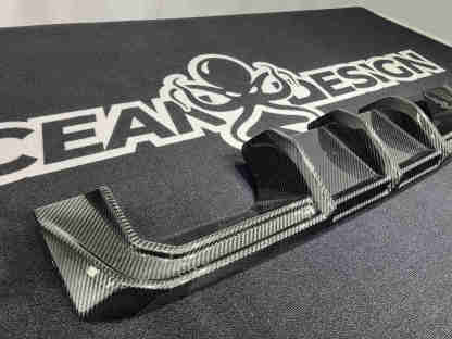 2021–2025 BMW M3 (G80) / M4 (G82) 3D Style Rear Diffuser – Dry Carbon Fiber,3K Matte Finish