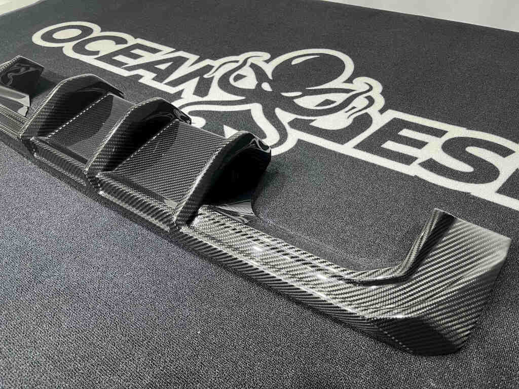 2021–2025 BMW M3 (G80) / M4 (G82) 3D Style Rear Diffuser – Dry Carbon Fiber,3K Matte Finish