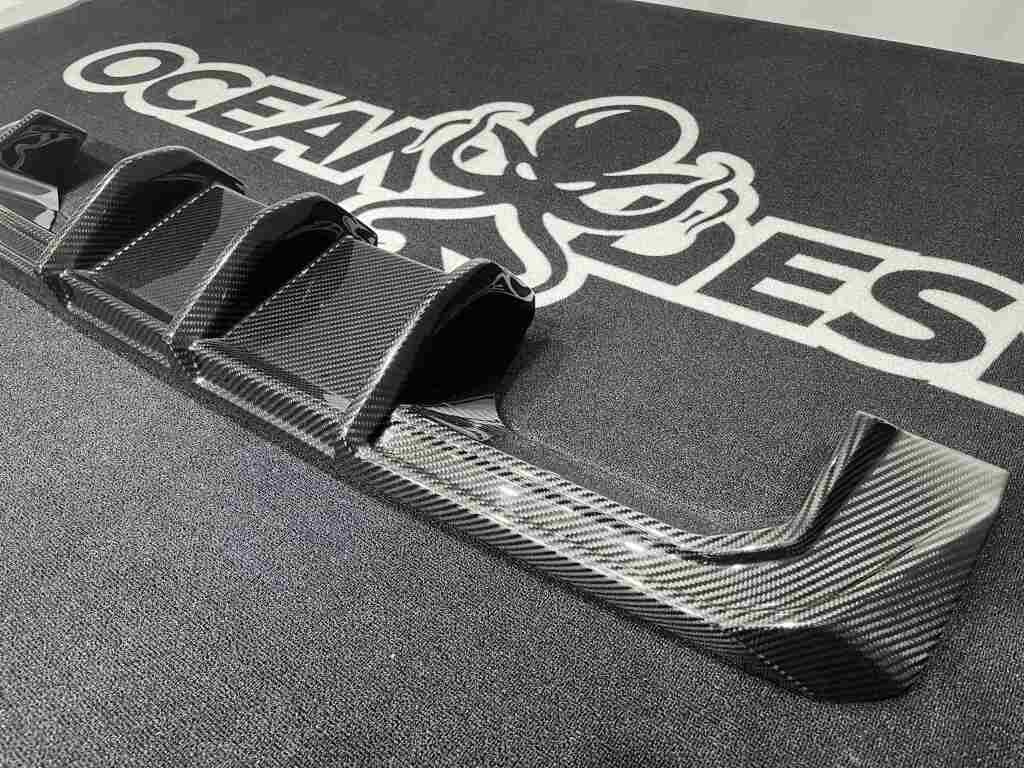 2021–2025 BMW M3 (G80) / M4 (G82) MT Style Dry Carbon Rear Diffuser – 3K Matte Finish