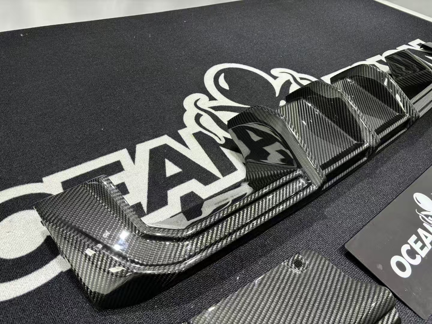 2021–2025 BMW M3 (G80) / M4 (G82) MT Style Dry Carbon Rear Diffuser – 3K Matte Finish
