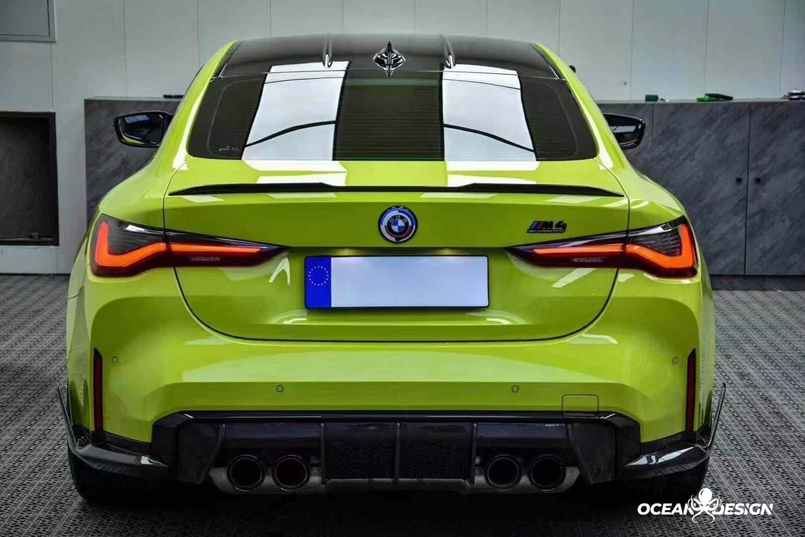2021–2025 BMW M3 (G80) / M4 (G82) MP Style Rear Diffuser – Dry Carbon Fiber