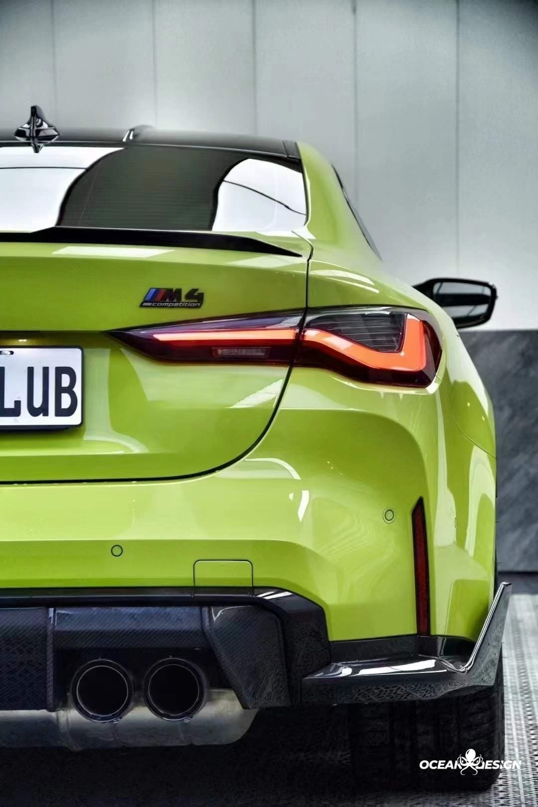 2021–2025 BMW M3 (G80) / M4 (G82) MP Style Rear Diffuser – Dry Carbon Fiber