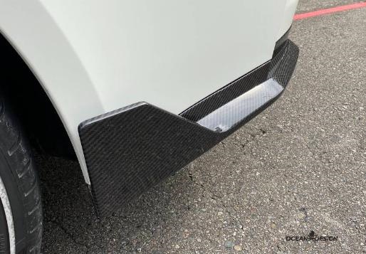 2021–2025 BMW M3 (G80) / M4 (G82) MP Style Rear Diffuser Protectors– Dry Carbon Fiber