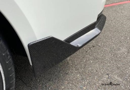 2021–2025 BMW M3 (G80) / M4 (G82) MP Style Rear Diffuser Protectors– Dry Carbon Fiber