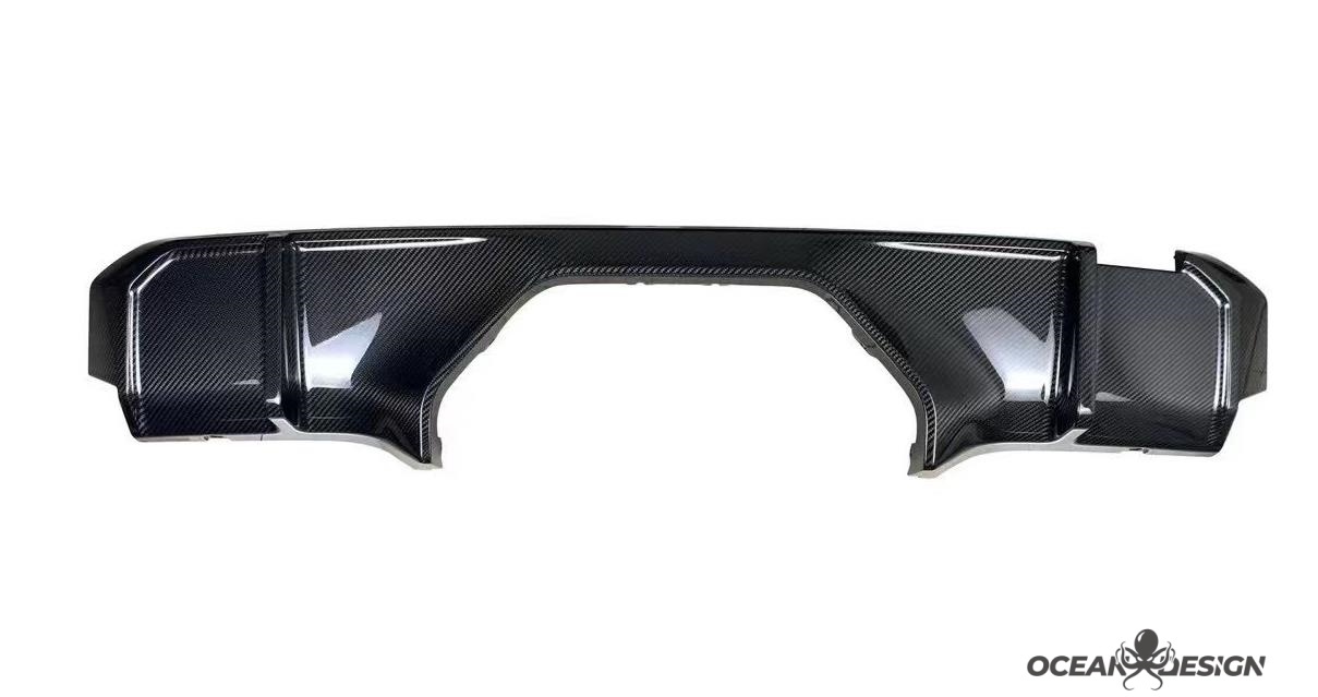 2021–2025 BMW M3 (G80) / M4 (G82) MP Style Center Exit Rear Diffuser – Dry Carbon Fiber