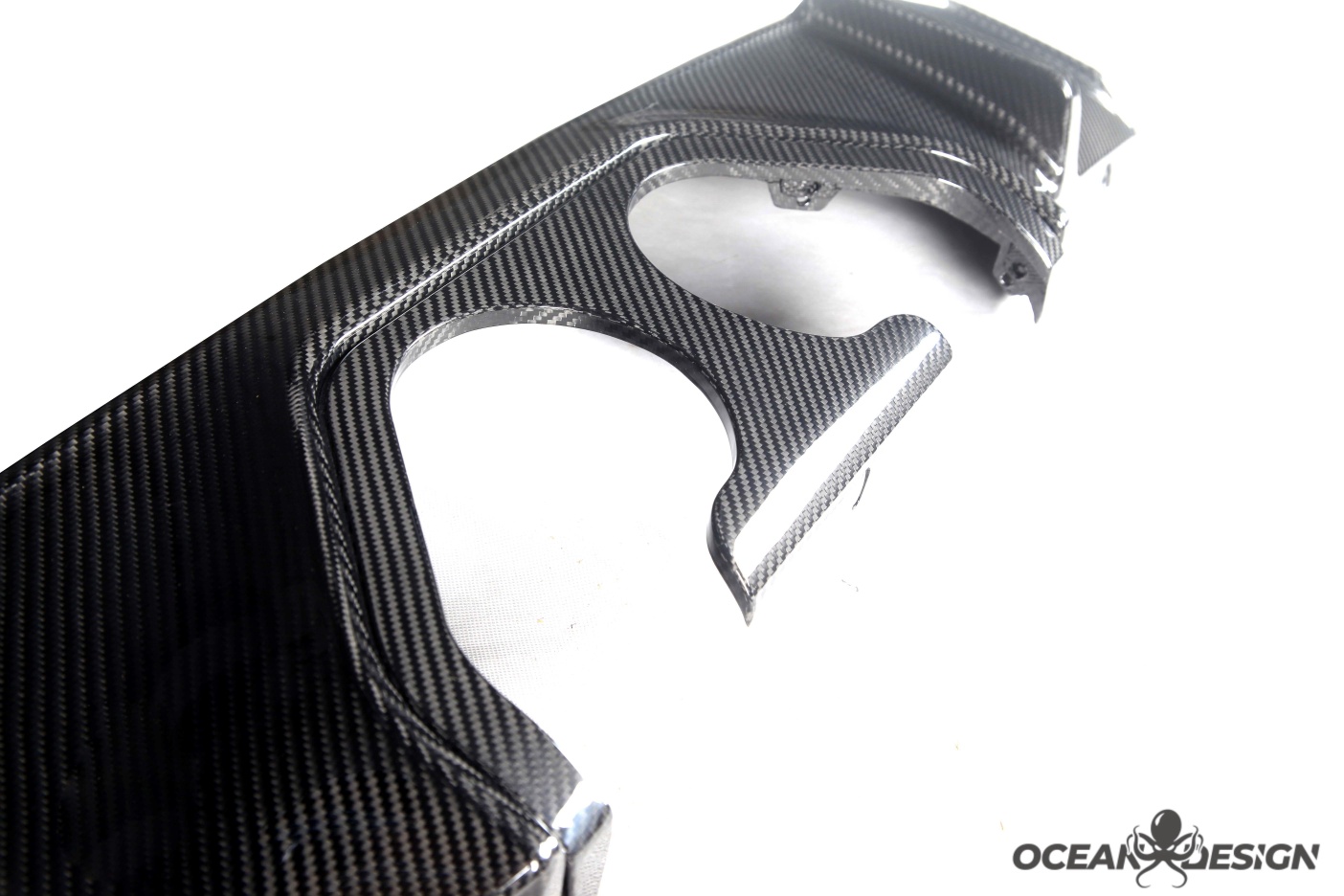 2021–2025 BMW M3 (G80) / M4 (G82) MP Style Center Exit Rear Diffuser – Dry Carbon Fiber