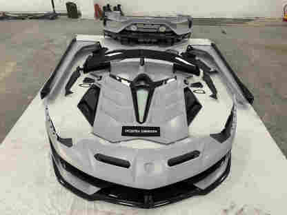Lamborghini LP700/720/750 to Aventador SVJ Coupe/Roadster Dry Carbon Fiber Body Kit